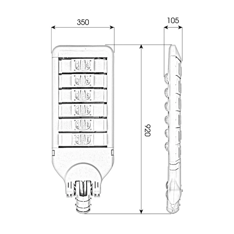 Đèn LED đường phố D01 Module COB - Công suất 300W - Ảnh 10