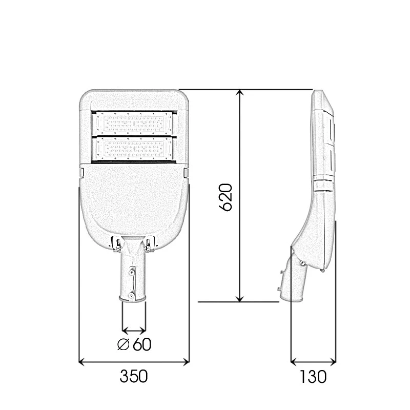 Đèn đường cao áp 100W hậu mãi tốt - D02 - Ảnh 8