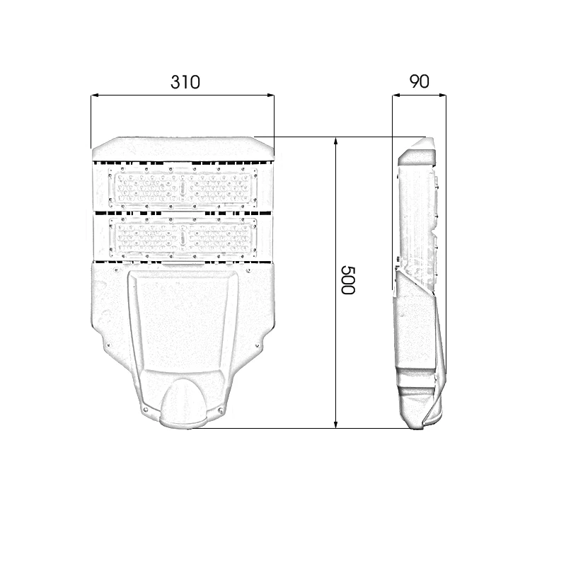Đèn đường nông thôn 100W hậu mãi tốt - D12 - Ảnh 8