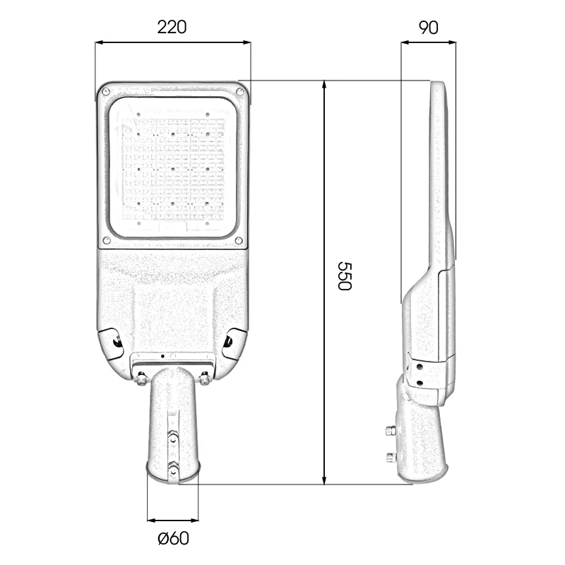 Đèn đường cao áp 100W ít tốn điện - D23 - Ảnh 9