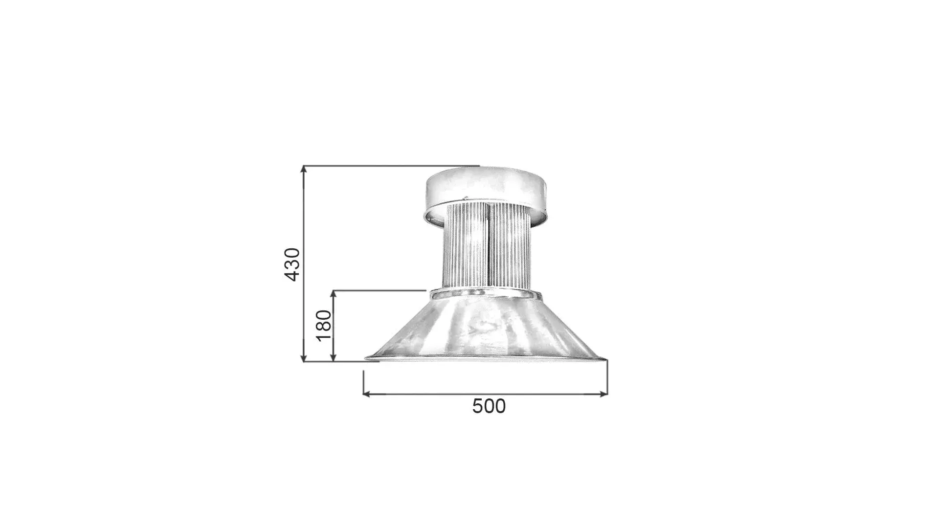 Đèn nhà xưởng highbay chip LED COB - Công suất 200W - Ảnh 8