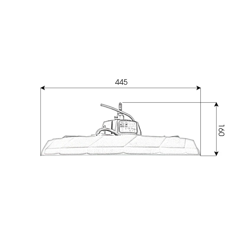 Đèn nhà xưởng UFO X03 - Công suất 250W - Ảnh 7