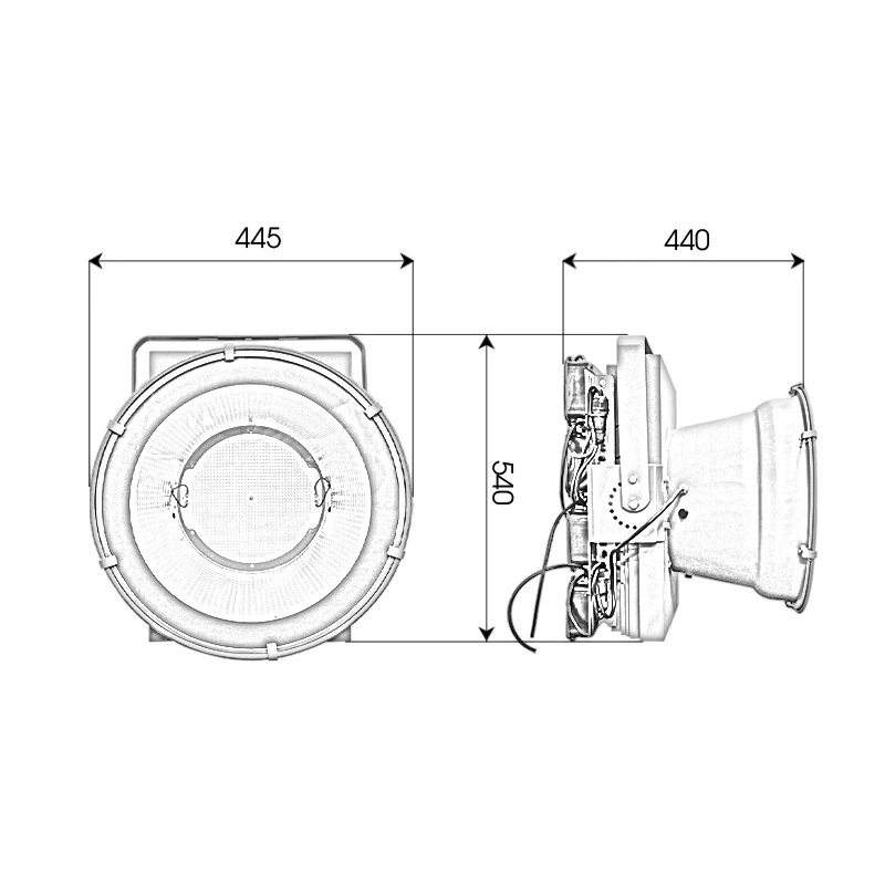 Đèn pha LED - Đèn chiếu sáng ngã tư 1000W hậu mãi tốt - PCC - Ảnh 9