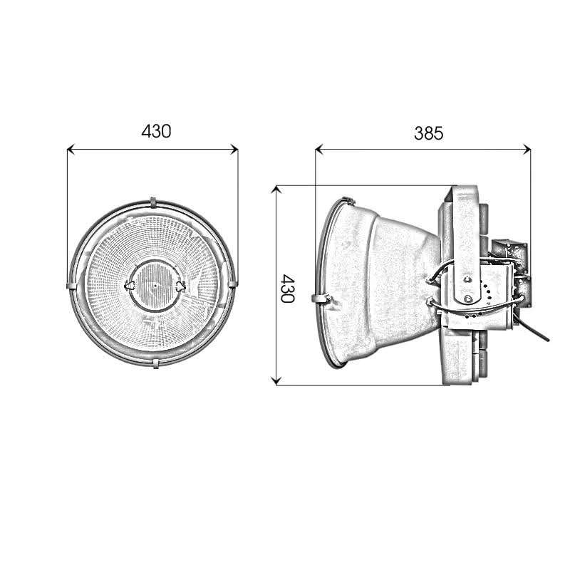 Đèn pha PCC chip LED SMD - Công suất 600W - Ảnh 5