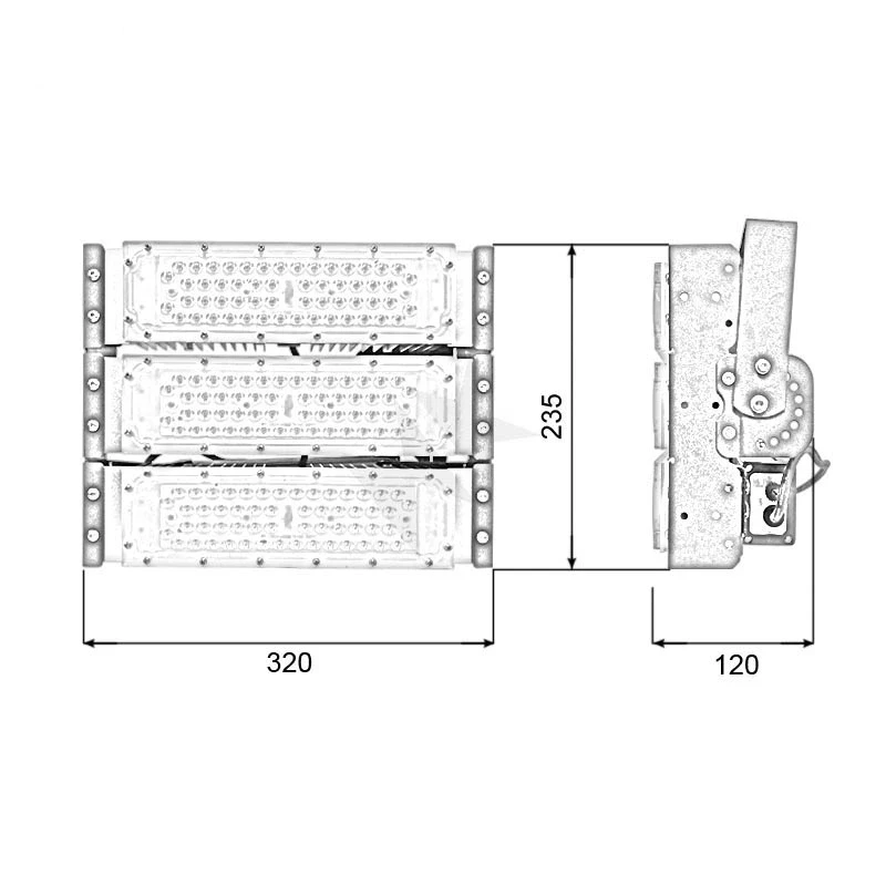 Đèn pha LED module SMD P03 - Công suất 150W - Ảnh 8