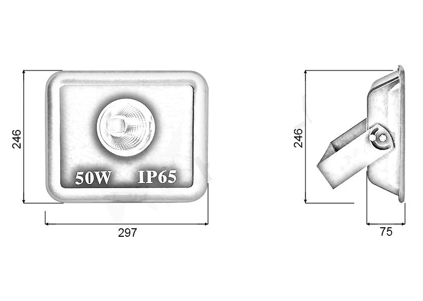 Đèn pha PTC chip LED COB - Công suất 50W - Ảnh 6