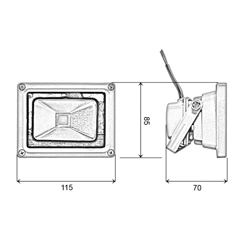 Đèn pha PXH chip LED COB - Công suất 10W - Ảnh 9