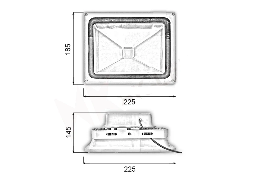 Đèn pha bãi đỗ xe 50W Giá cạnh tranh - PXH - Ảnh 9