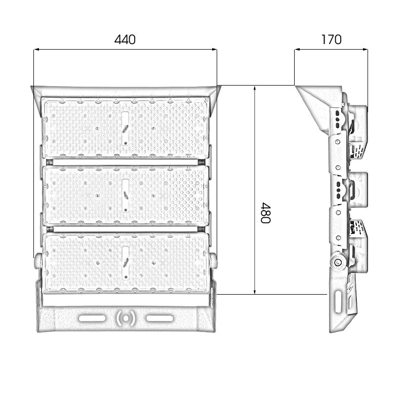 Đèn pha sân bóng đá 600W Hàng Việt Nam chất lượng cao - P04 - Ảnh 9