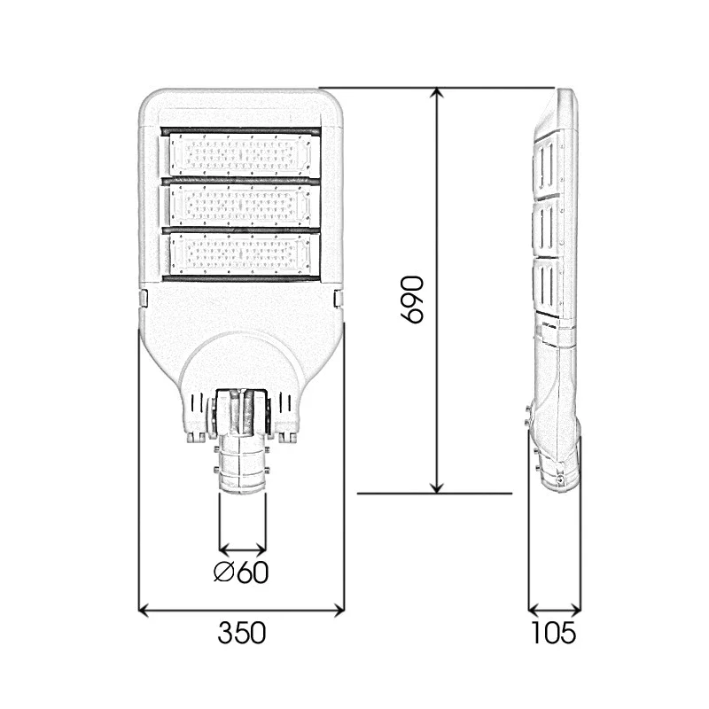 Đèn đường cao tốc 150W cao cấp - D01 - Ảnh 8