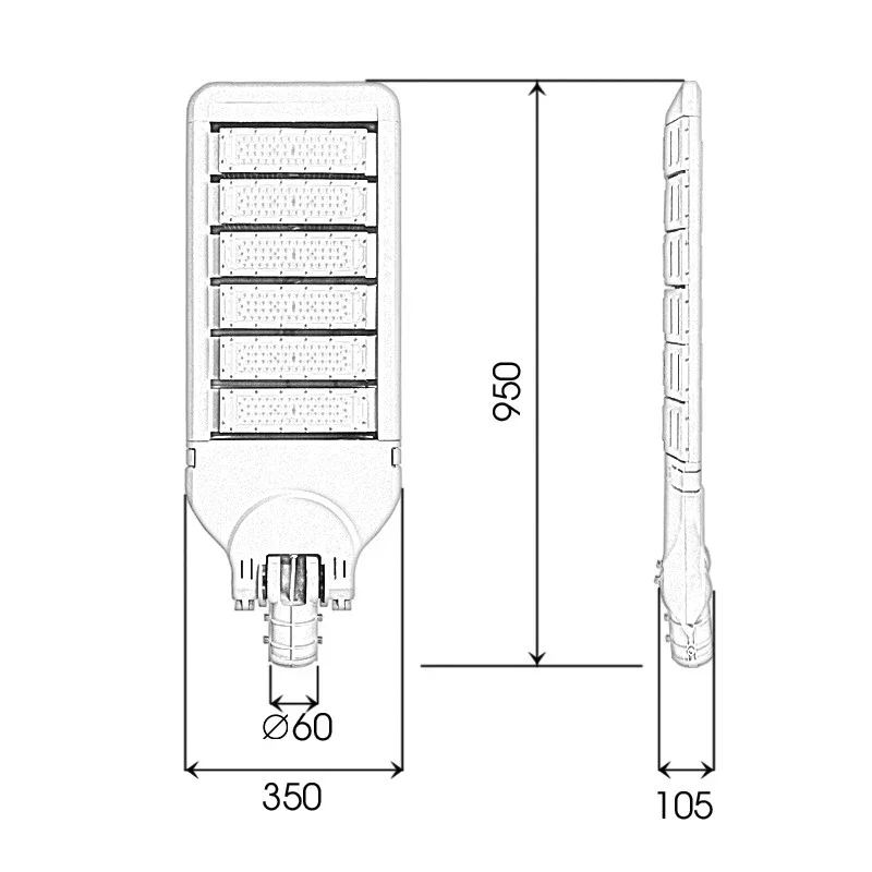 Đèn đường cao tốc 300W hàng dự án - D01 - Ảnh 8