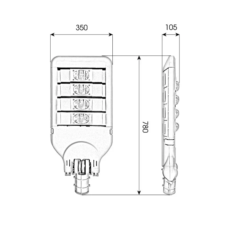 Đèn đường cao tốc 200W đạt chuẩn ISO - D01 - Ảnh 10