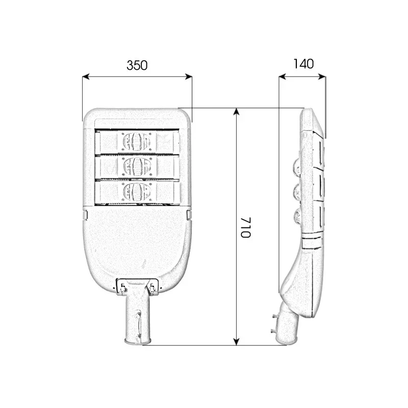 Đèn đường cao áp 150W hàng Việt Nam - D02 - Ảnh 10
