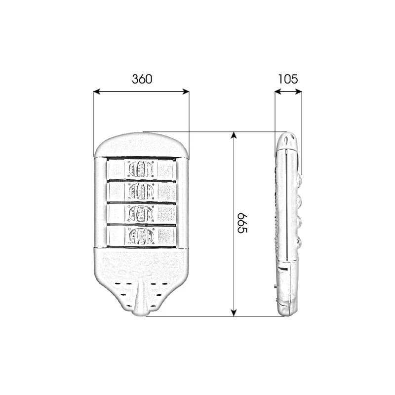 Đèn Đường cao tốc 200W hàng dự án - D03 - Ảnh 9