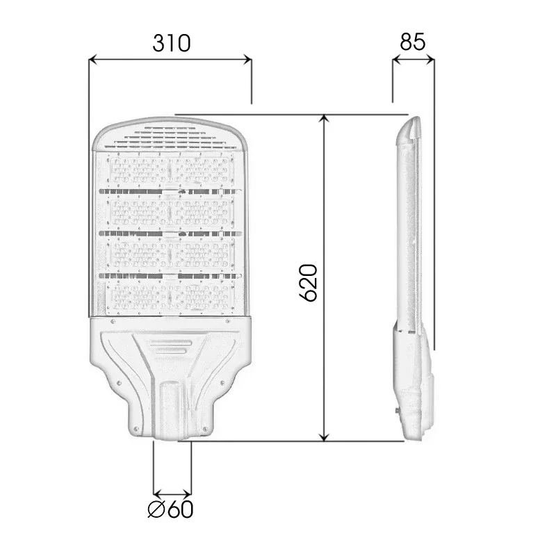 Đèn đường cao tốc 200W hàng dự án - D13 - Ảnh 9