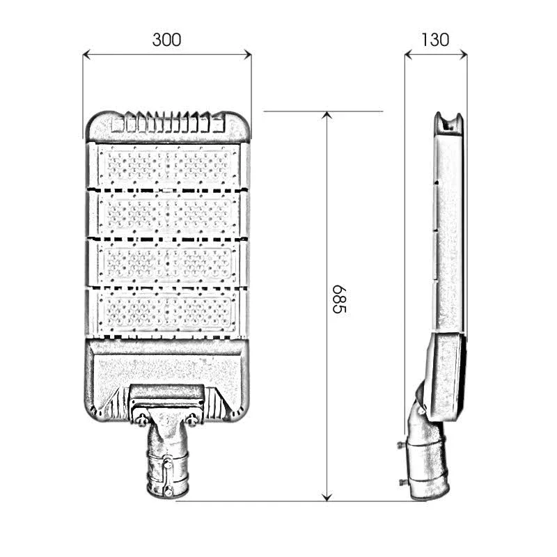 Đèn đường cao áp 200W IP69 - D15 - Ảnh 6