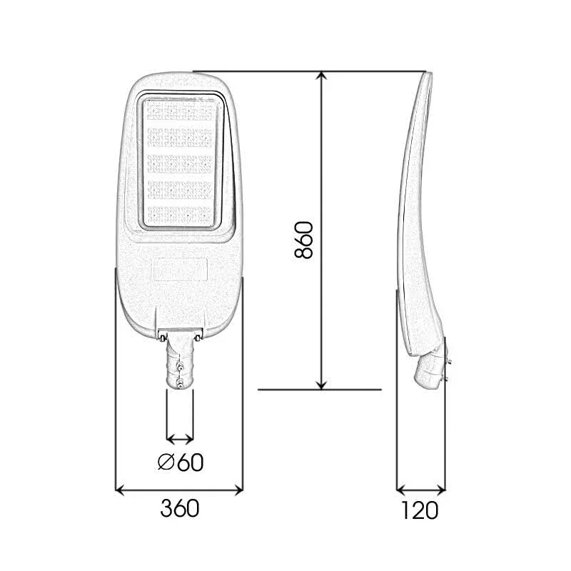 Đèn đường cao tốc 200W ít tốn điện - D20 - Ảnh 8