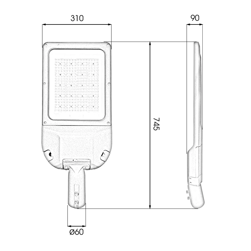 Đèn đường cao áp 200W hàng Việt Nam - D23 - Ảnh 9