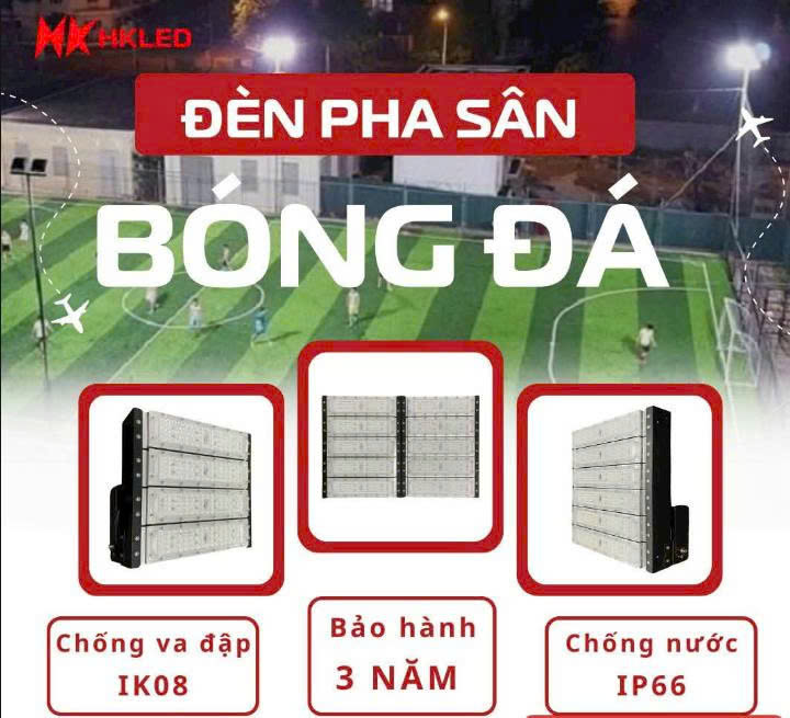 Đèn Năng Lượng Mặt Trời Sân Bóng Đá